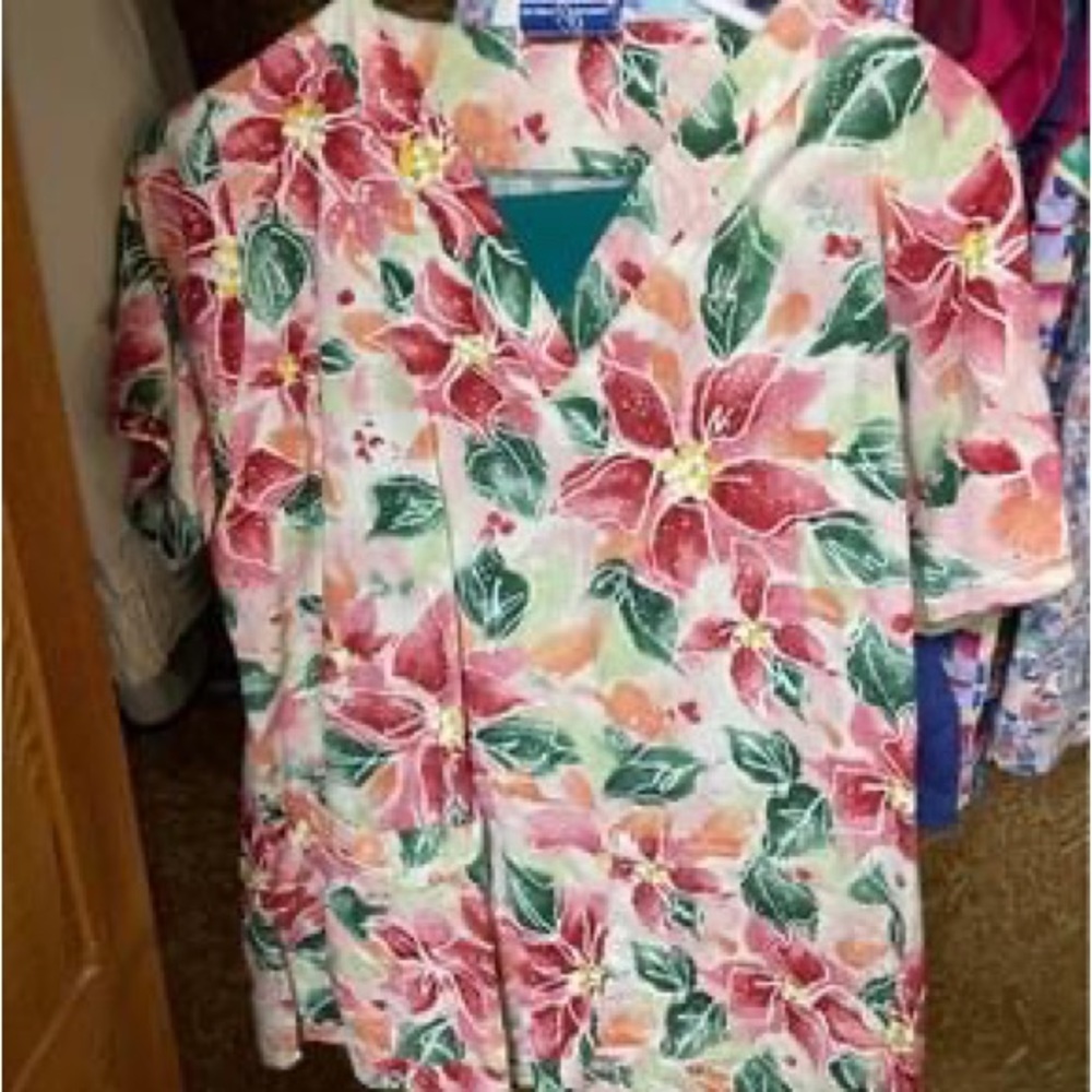 Multicolored Nursing Scrubs Size Medium. Each pant/top is $30/piece or $55 set